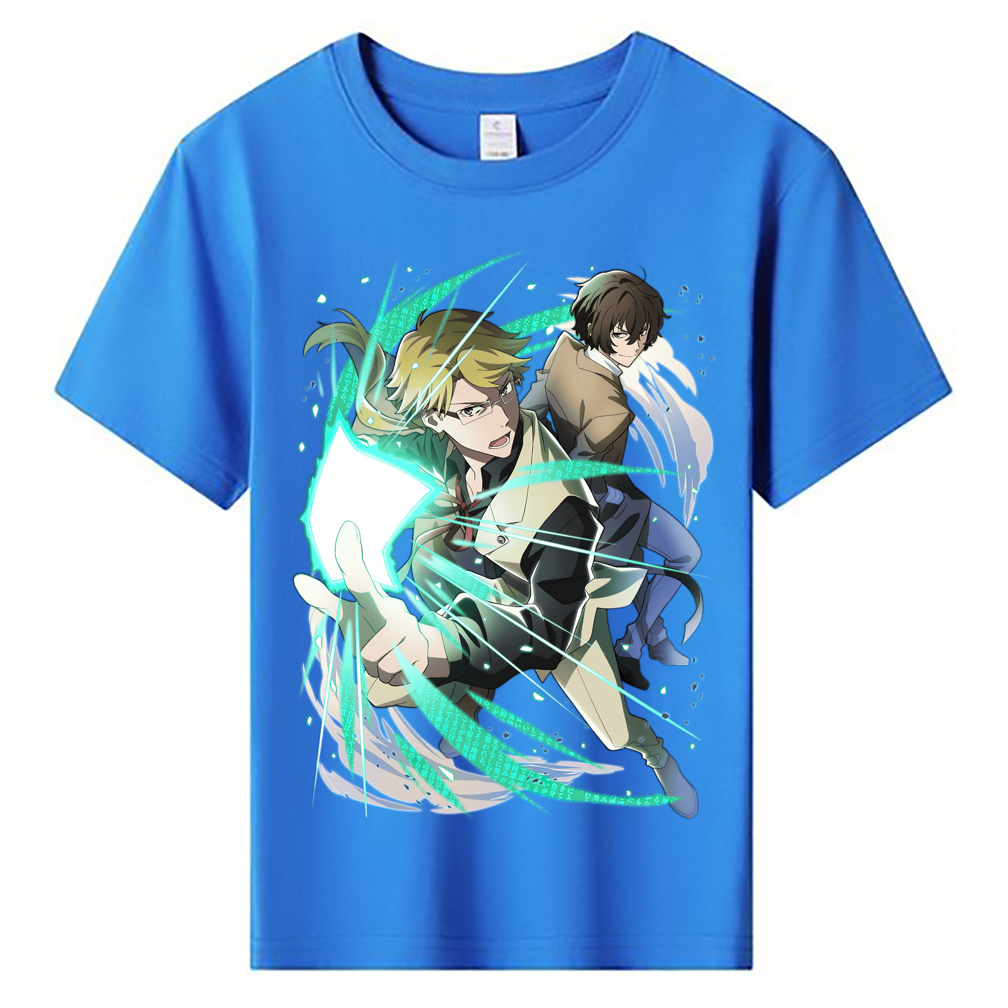 （画像用） 文豪ストレイドッグス Bungo Stray Dogs 綿100％キッズTシャツ（フロントプリント）